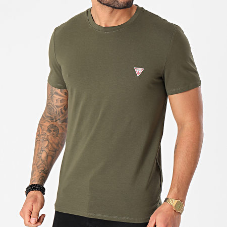 Guess - Tee Shirt M1RI24-J1311 Vert Kaki