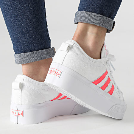 Adidas Originals - Baskets Femme Nizza Platform FY2260 Footwear White ...