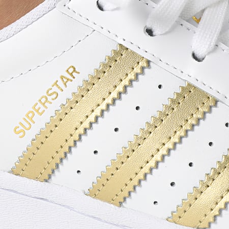 Adidas Originals - Mujer Superstar FX7483 Footwear White Gold Metallic Zapatillas