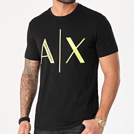 Armani Exchange - Tee Shirt 3KZTAG-ZJ4KZ Noir Vert