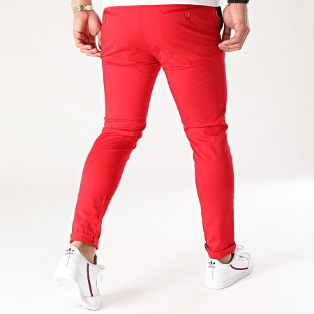 Mackten - Pantalon Chino MKP127 Rouge