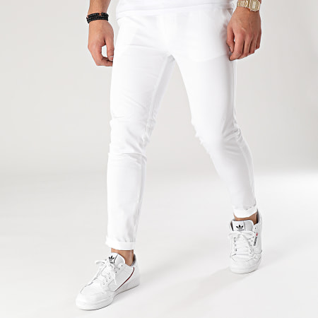 Mackten - Pantalon Chino MKP139 Blanc