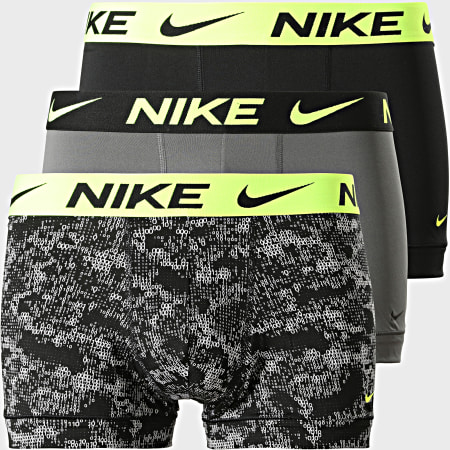 Nike - Lot De 3 Boxers Essential Micro KE1014 Noir Gris