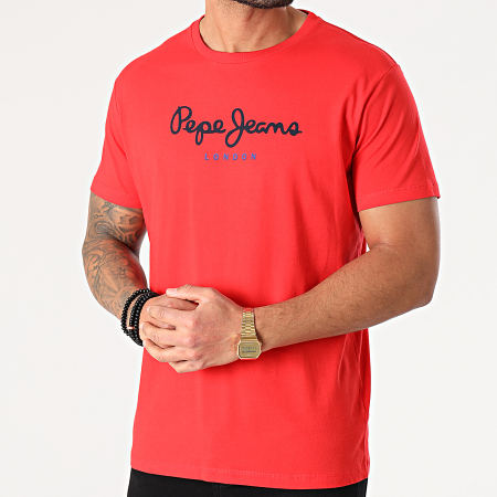 Pepe Jeans - Tee Shirt Eggo Rouge