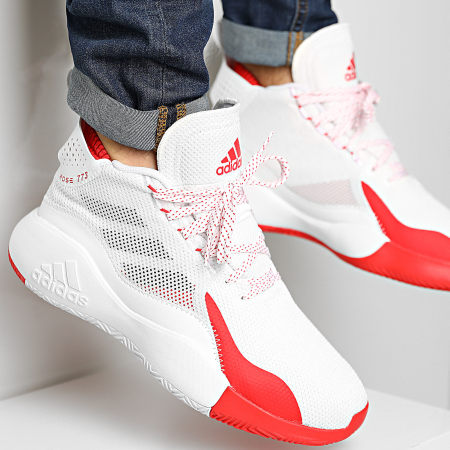 Adidas Sportswear - Baskets D Rose 773 2020 FX7120 Footwear White Silver Metallic Vivid Red