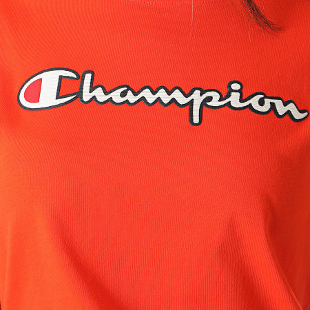 Champion Tee Shirt Femme 112650 Orange LaBoutiqueOfficielle