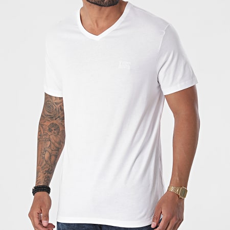 HUGO - Lote De 2 Camisetas Cuello V RN 50377779 Blanco