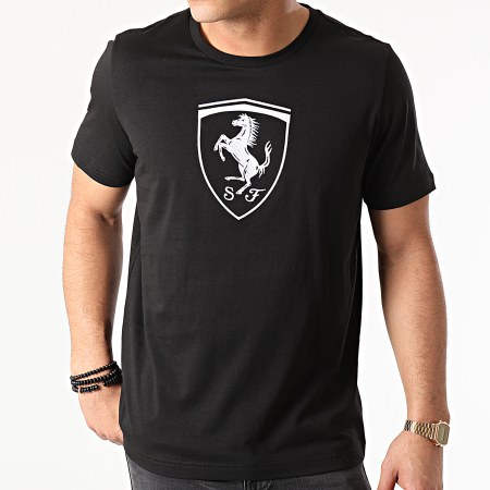 Puma - Tee Shirt Ferrari Race Big Shield 599849 Noir