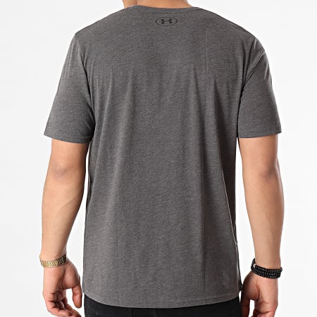 Under Armour - Tee Shirt UA Sportstyle Left Chest 1326799 Gris Anthracite Chiné