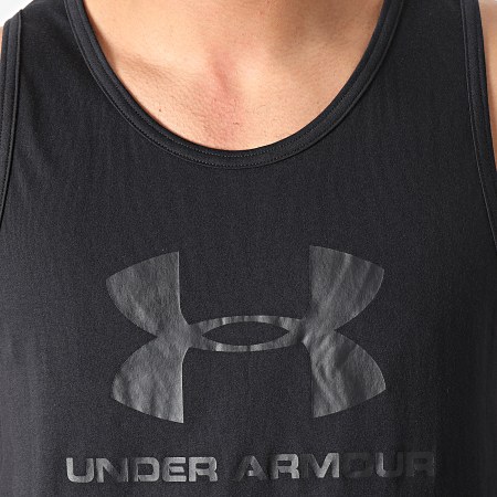 Under Armour - Camiseta sin mangas con logo UA Sportstyle 1329589 Negro