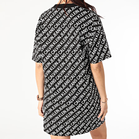 Calvin Klein - Robe tee shirt Femme AOP 5678 Noir