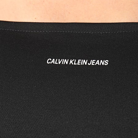 Calvin Klein - Top Crop Femme Milano Bardot 5700 Noir