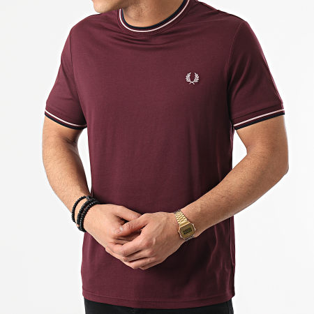 Fred Perry - Tee Shirt M1588 Bordeaux