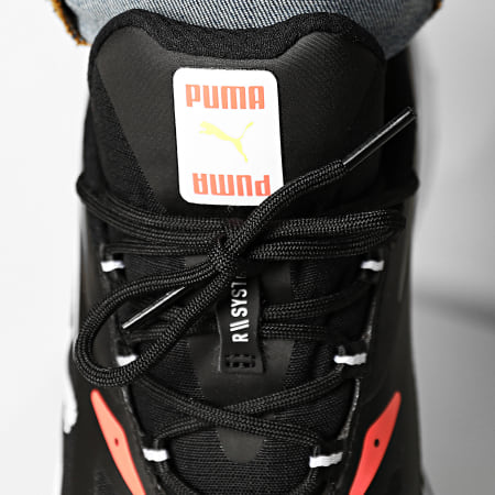 Puma - Baskets RS Fast Tech 380191 Black White Fiery Coral