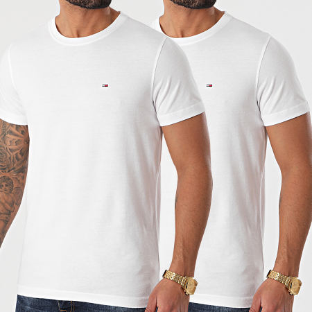 Tommy Jeans - Pack De 2 Camisetas 0705 Blanco
