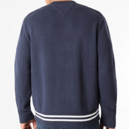 Tommy Jeans - Pull Badge Textured 0180 Bleu Marine