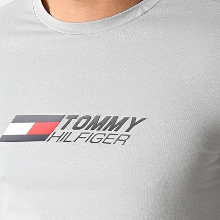 Tommy Hilfiger - Tee Shirt Logo 7282 Gris