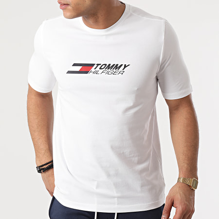 Tommy Hilfiger - Maglietta con logo 7282 Bianco
