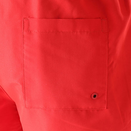 Calvin Klein - Short De Bain A Bandes Drawstring 0557 Rouge