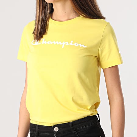 Tee shirt jaune champion clearance