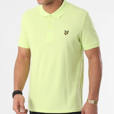 Lyle And Scott - Polo Manches Courtes SP400VTR Vert Anis