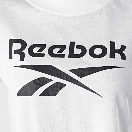 Reebok - Tee Shirt Femme Crop GQ9492 Blanc