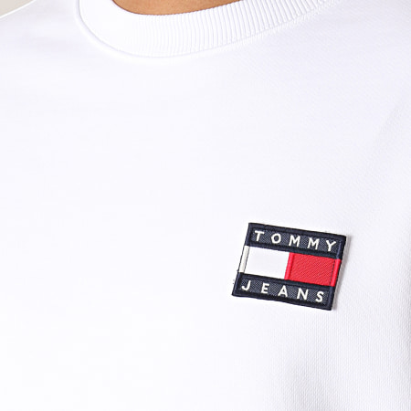 Tommy Jeans - Sweat Crewneck Tommy Badge 6592 Blanc