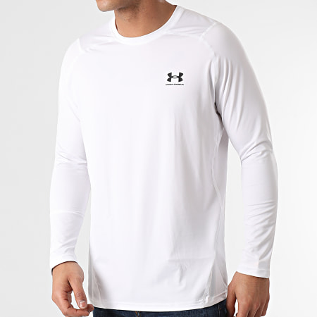 Under Armour - Tee Shirt Manches Longues 1361506 Blanc