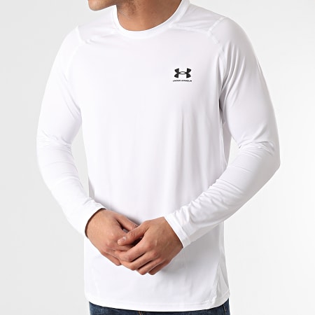 Under Armour - Tee Shirt Manches Longues 1361506 Blanc