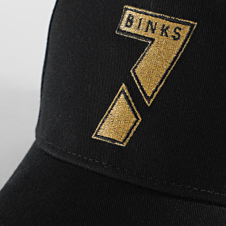 7 Binks - Casquette Logo Noir Doré