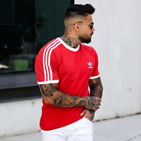 Adidas Originals - Tee Shirt A Bandes GN3502 Rouge