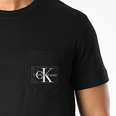 Calvin Klein - Tee Shirt Poche 8088 Noir