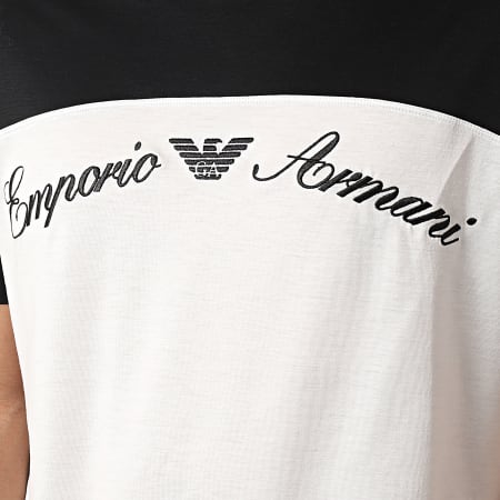 Emporio Armani - Camiseta 3K1TAB-1JUVZ Blanco Negro