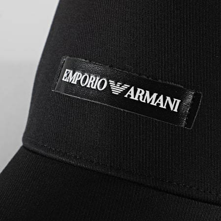 Emporio Armani - Casquette Eco-Leather 627921 Noir