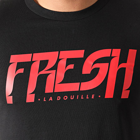 Fresh La Douille - Maglietta Logo Nero Rosso