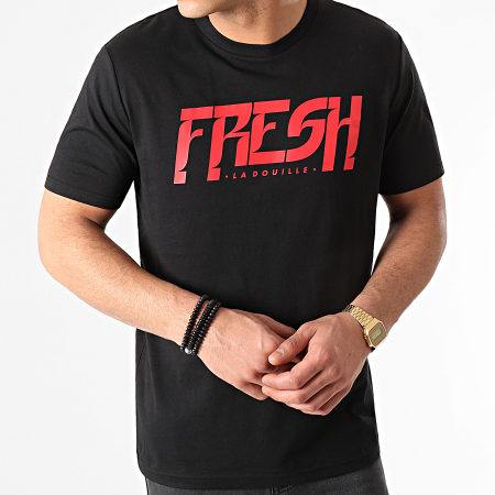 Fresh La Douille - Tee Shirt Logo Noir Rouge