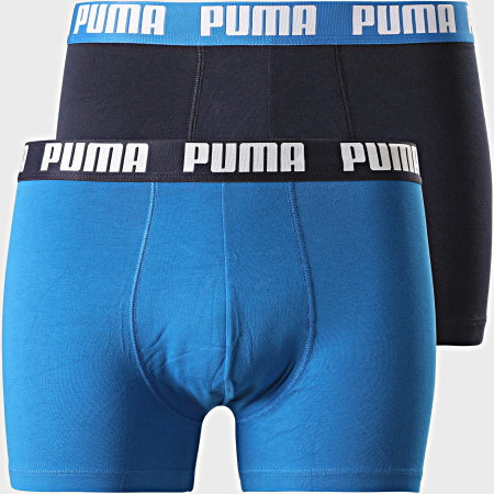 Puma - Lote De 2 Boxers Everyday 521015001 Azul Claro Azul Marino
