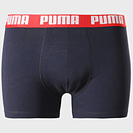 Puma - Lot De 2 Boxers Everyday 521015001 Bleu Marine Gris Chiné