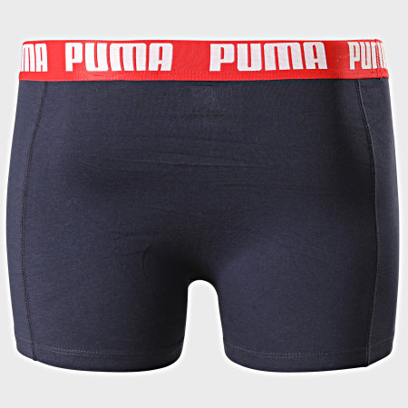 Puma - Pack De 2 Boxers Everyday 521015001 Azul Marino Gris Jaspeado