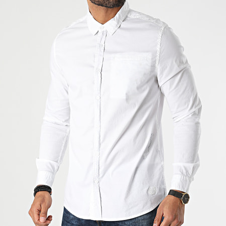 American People - Chemise Manches Longues Campton Blanc