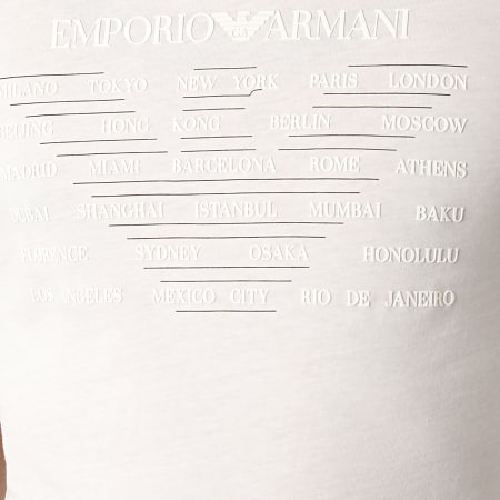 Emporio Armani - Tee Shirt 3K1TE1-1JULZ Ecru