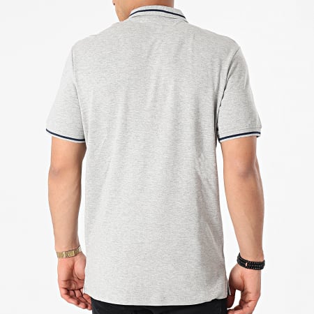 Jack And Jones - Polo Manches Courtes Jersey 12180891 Gris Chiné