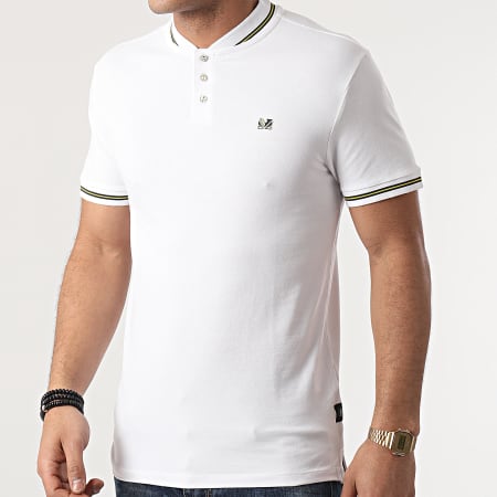 MZ72 - Polo Manches Courtes Plommer Blanc