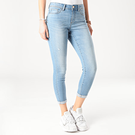 Only - Jeans skinny da donna Wauw Life Blue Wash