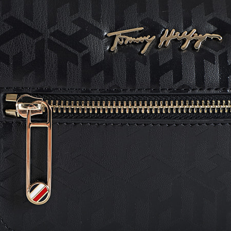 Tommy Hilfiger - Sac A Main Femme Iconic Camera Bag Monogram 9653 Noir