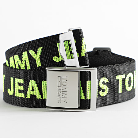 Tommy Jeans - Ceinture Fashion 7190 Noir Jaune Fluo