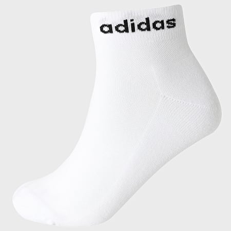 Adidas Originals - Lot De 3 Paires De Chaussettes Ankle GE1381 Blanc