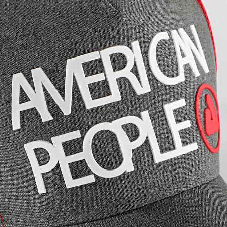 American People - Casquette Trucker Tage Gris