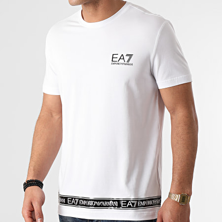 EA7 Emporio Armani - Tee Shirt 3KPT05-PJ03Z Blanc - LaBoutiqueOfficielle.com