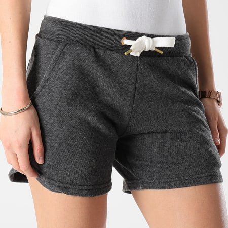 Girls Outfit - Short Jogging Femme Saco Gris Anthracite Chiné